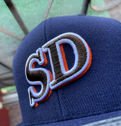 SD98 Brown/ Navy Colorway (Only X 12 Made) Snapback