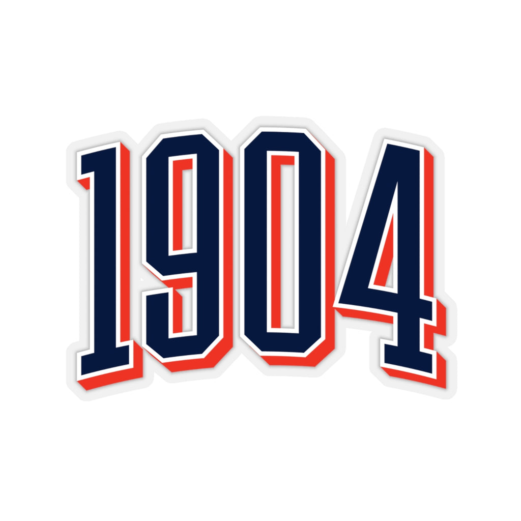 1904 Die-Cut Stickers