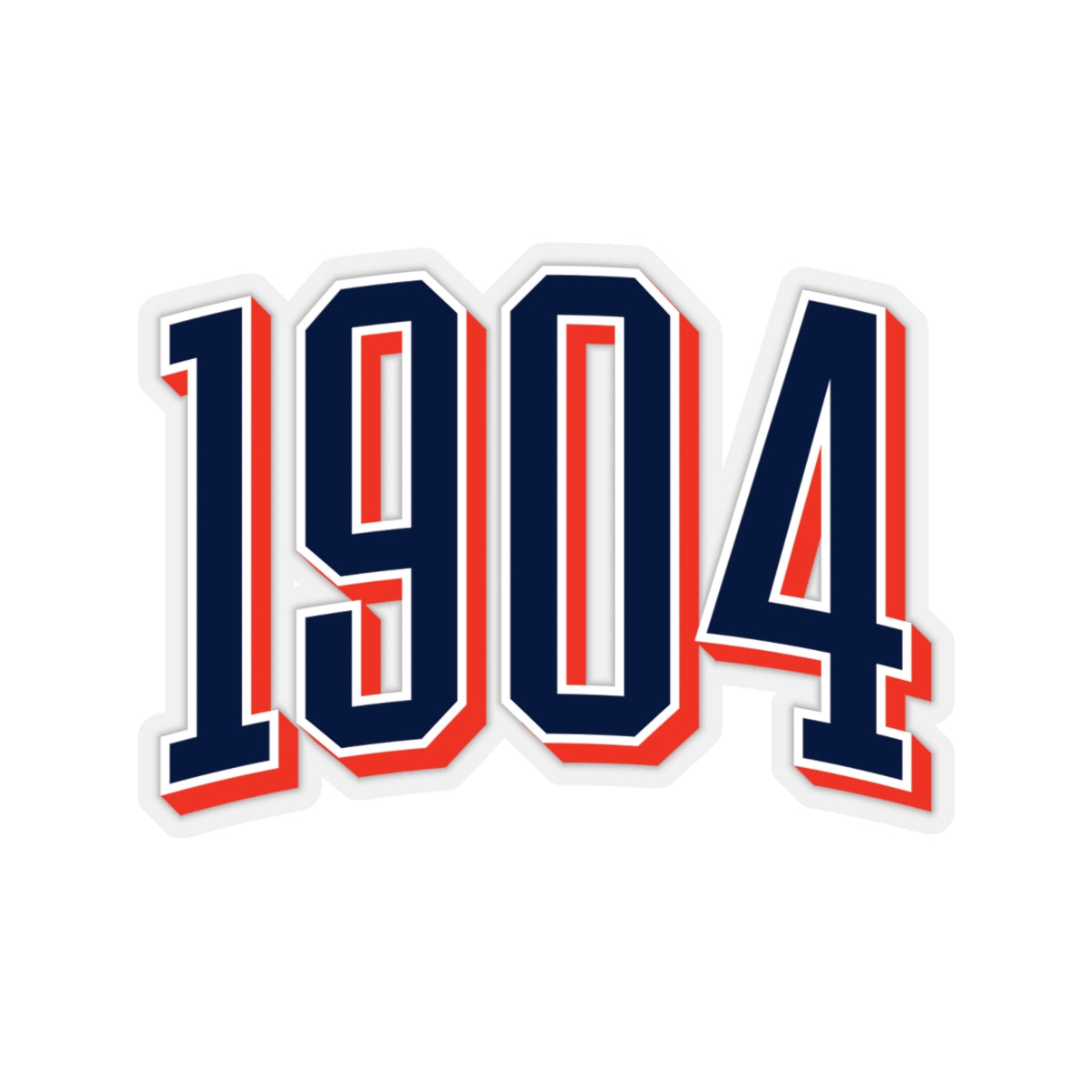 1904 Die-Cut Stickers