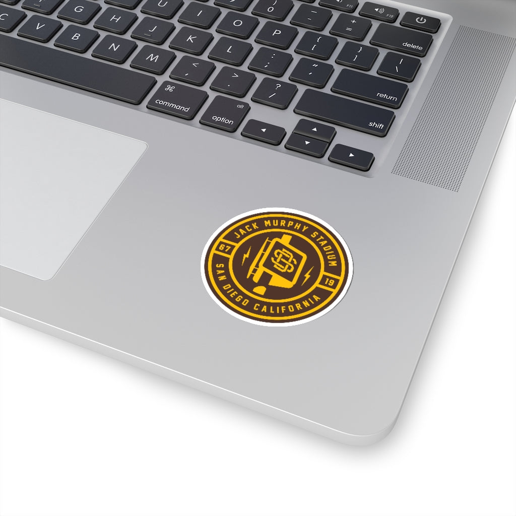 Jack Murphy Stadium Kiss-Cut Stickers