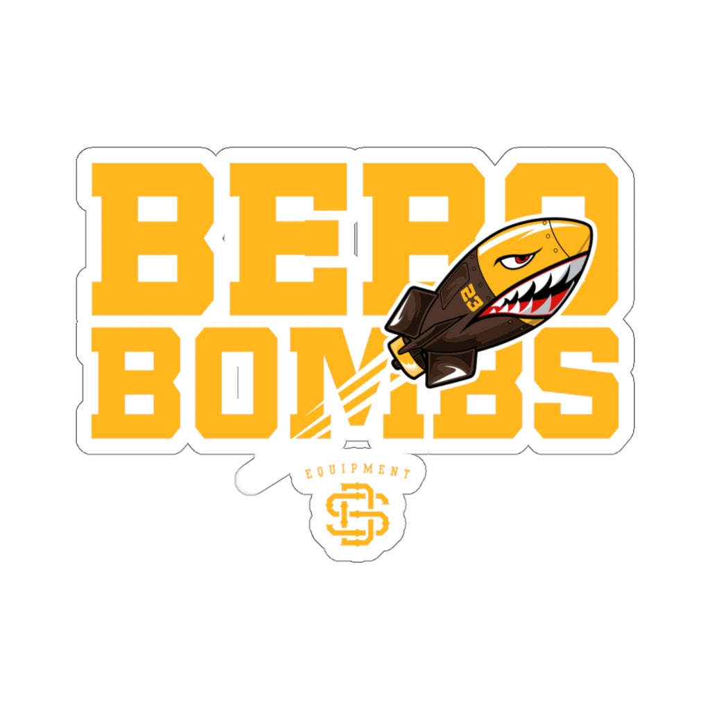 Bebo Bombs Kiss-Cut Stickers