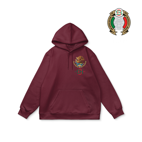 SDMX Maroon Heavyweight Hoodie (Independent Trading Co.)