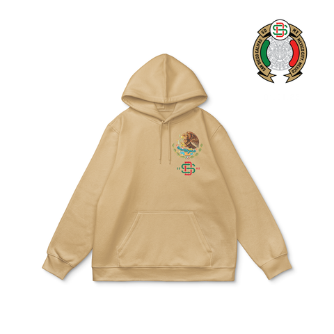 SDMX Sand Heavyweight Hoodie (Independent Trading Co.)