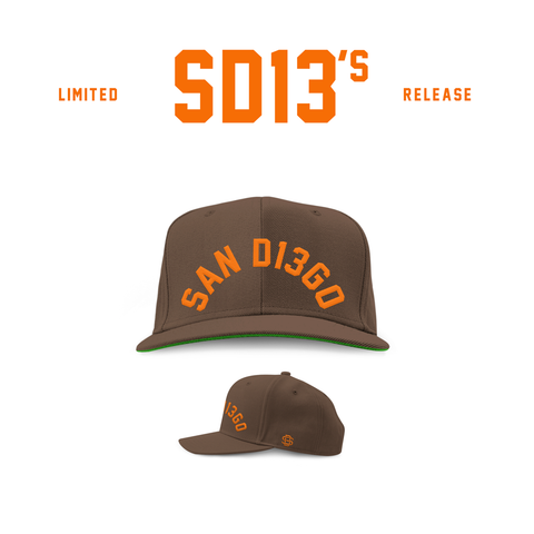 SD13  Snapback (84 Brown Orange) Pre-Draft