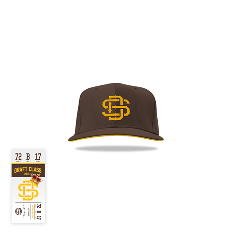 SD Logo Brown & Gold Snapback (Pre-Order)