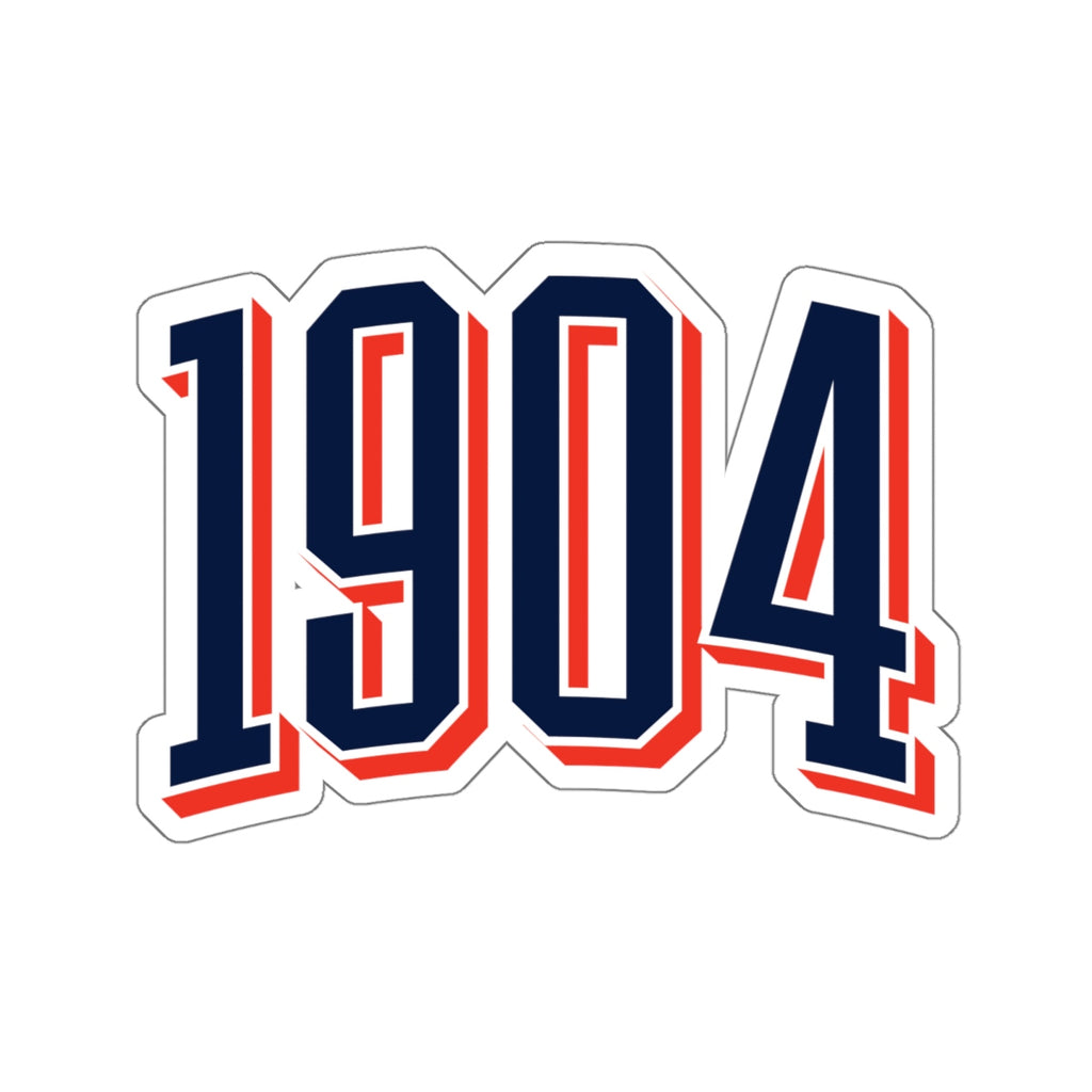 1904 Die-Cut Stickers