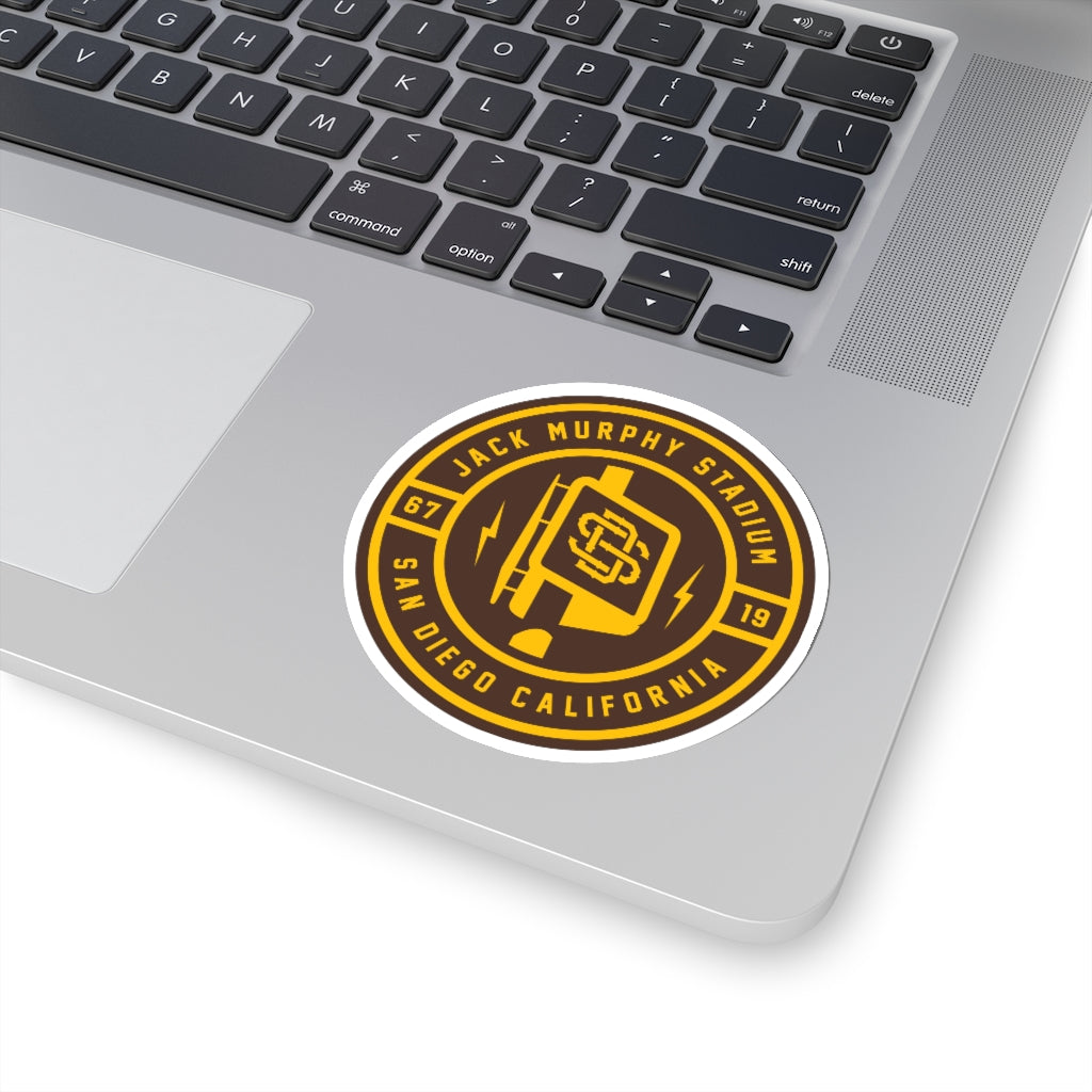 Jack Murphy Stadium Kiss-Cut Stickers
